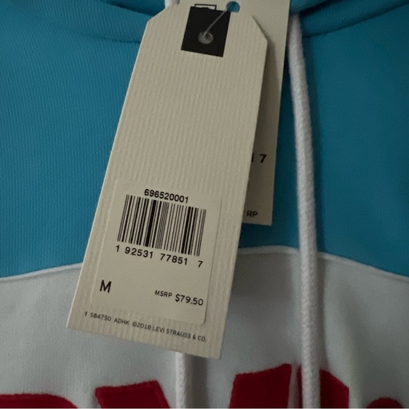 NWT Levi’s Colorblock Cinched Hoodie - Picture 8 of 8